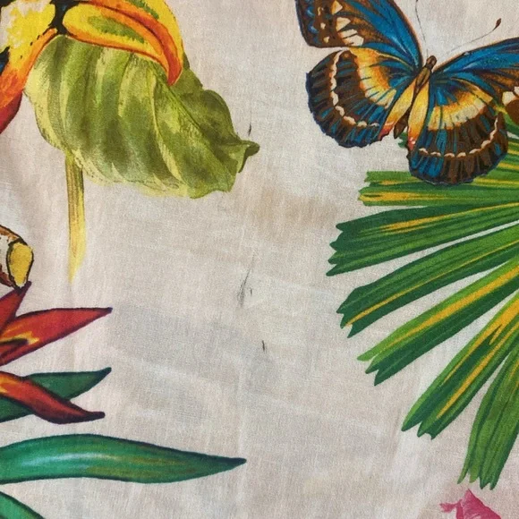 J. Crew Multicolor Tropical Dress/ Size 10/ GORGEOUS PRINT - Picture 10 of 10